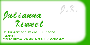 julianna kimmel business card